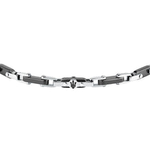 Load image into Gallery viewer, maserati jewels ceramic stainless steel bracelet black 19.5+3.5cm
