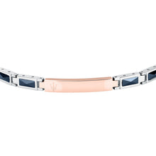 Load image into Gallery viewer, maserati jewels ceramic stainless steel bracelet rg ceramic blue 18+3.5cm
