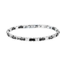 Load image into Gallery viewer, maserati jewels ceramic stainless steel bracelet black 18+3.5cm
