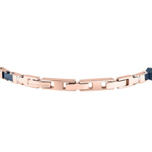 Load image into Gallery viewer, maserati jewels ceramic stainless steel bracelet blue+rg 18+3.5cm
