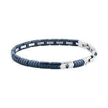 Load image into Gallery viewer, maserati jewels ceramic stainless steel bracelet blue 18.5+3.5cm
