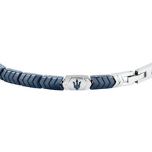 Load image into Gallery viewer, maserati jewels ceramic stainless steel bracelet blue 18.5+3.5cm
