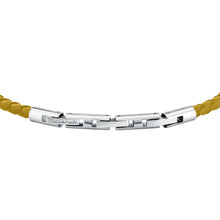 Load image into Gallery viewer, maserati jewels leather stainless steel bracelet dg+yg leather ye 38+3cm
