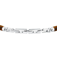 Load image into Gallery viewer, maserati jewels iconic bracelet tiger eye sto.&amp;ip blk 19+3cm
