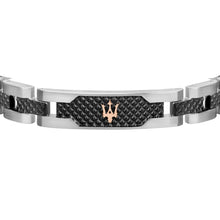 Load image into Gallery viewer, maserati jewels silver, gun, rose gold bracelet 210mm jewellery buckle
