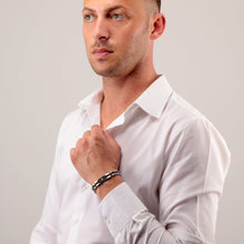 Load image into Gallery viewer, maserati jewels silver, gun, rose gold bracelet 210mm jewellery buckle
