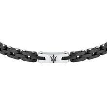 Load image into Gallery viewer, maserati jewels ceramic bracelet stainless steel black ceramic black 18+3.5cm
