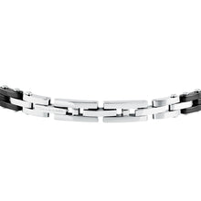 Load image into Gallery viewer, maserati jewels ceramic bracelet stainless steel black ceramic black 18+3.5cm
