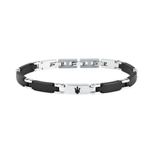 Load image into Gallery viewer, maserati jewels ceramic bracelet stainless steel black 19+3cm

