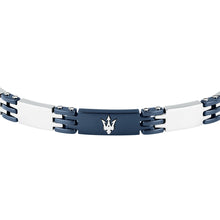 Load image into Gallery viewer, maserati jewels ceramic bracelet stainless steel blue 19+3cm
