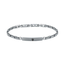 Load image into Gallery viewer, maserati jewels titanium bracelet stainless steel black 19+3cm
