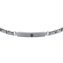 Load image into Gallery viewer, maserati jewels titanium bracelet stainless steel black 19+3cm
