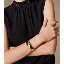 Load image into Gallery viewer, karen millen facet rose gold cuff
