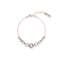 Load image into Gallery viewer, crystal flow rose gold bracelet
