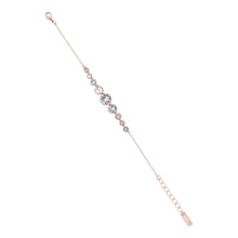 Load image into Gallery viewer, crystal flow rose gold bracelet
