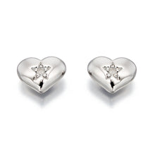Load image into Gallery viewer, suri  diamond heart stud earring
