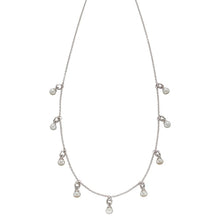 Load image into Gallery viewer, eleanor  pearl charm necklace
