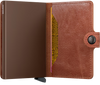 Miniwallet Vintage- Cognac Brown