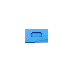 Load image into Gallery viewer, ogon blue aluminium business card holder
