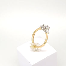 Load image into Gallery viewer, 9ct Yellow Gold Oval &amp; Pear Lab Diamond Engagement Ring
