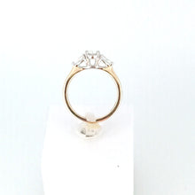 Load image into Gallery viewer, 9ct Yellow Gold Oval &amp; Pear Lab Diamond Engagement Ring
