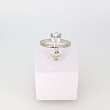 Load image into Gallery viewer, Platinum Pear Lab Diamond Engagement Ring
