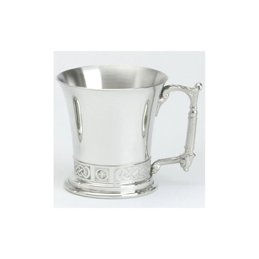 Pewter - Celtic Wire Christening Cup