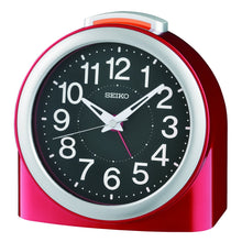 Load image into Gallery viewer, seiko quartz bedside red ascending beep alarm light clock
