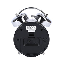 Load image into Gallery viewer, seiko quartz bedside silver bell alarm clock
