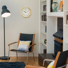 Load image into Gallery viewer, seiko gold wall clock
