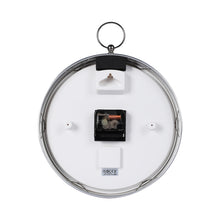 Load image into Gallery viewer, seiko quartz silver wall clock
