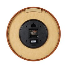 Load image into Gallery viewer, seiko quartz wooden wall clock

