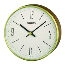 Load image into Gallery viewer, seiko quartz wooden mantel clock
