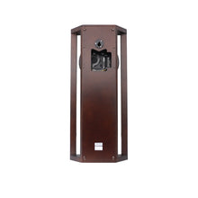 Load image into Gallery viewer, seiko quartz dark wood pendulum wall clock
