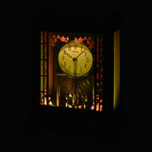 Load image into Gallery viewer, seiko quartz wooden mantel clock
