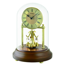 Load image into Gallery viewer, seiko quartz mantel rotating pendulum clock
