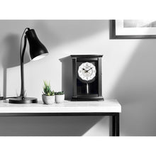 Load image into Gallery viewer, seiko music in melody black wooden mantel clock
