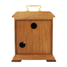 Load image into Gallery viewer, seiko quartz wooden mantel clock
