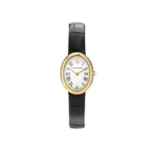 Load image into Gallery viewer, lucien rochat precieux 20mm 2h silver dial black strap
