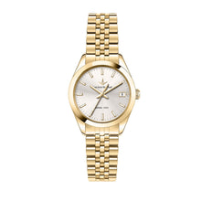 Load image into Gallery viewer, lucien rochat ladies quartz gold plated silver dial bracelet watch
