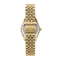 Load image into Gallery viewer, lucien rochat ladies quartz gold plated silver dial bracelet watch
