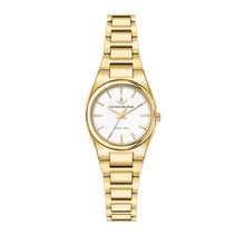 Load image into Gallery viewer, lucien rochat ladies quartz gold plated white dial bracelet watch
