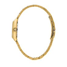 Load image into Gallery viewer, lucien rochat ladies quartz gold plated white dial bracelet watch
