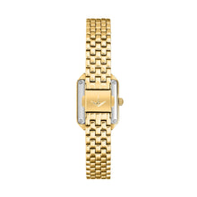Load image into Gallery viewer, lucien rochat ladies quartz gold plated white dial bracelet watch
