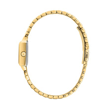 Load image into Gallery viewer, lucien rochat aurorae 24x30mm 2h green dial gold plated bracelet

