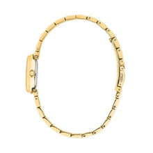 Load image into Gallery viewer, lucien rochat precieux 20mm 2h silver diamond dial gold plated bracelet
