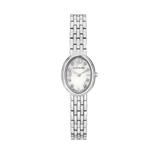 Load image into Gallery viewer, lucien rochat precieux 20mm 2h mop diamond dial stainless steel bracelet
