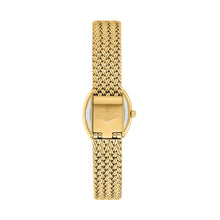Load image into Gallery viewer, lucien rochat precieux 20mm 2h silver dial gold plated mesh band
