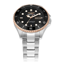 Load image into Gallery viewer, sector automatic gents stainless steel black dial stainless steel watch
