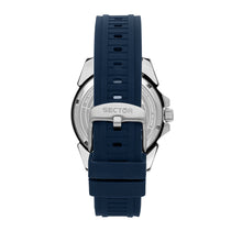 Load image into Gallery viewer, sector  450 41mm 3 hand blue dial blue silicone strap watch
